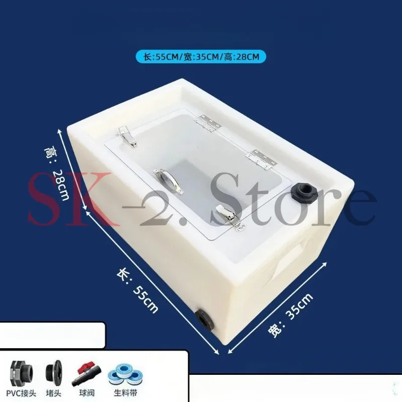 Live Fish Transportation Modification Anti Overflow Water Tank Small Car Trunk 40LL Horizontal Flip Fish Hatching Fish Box