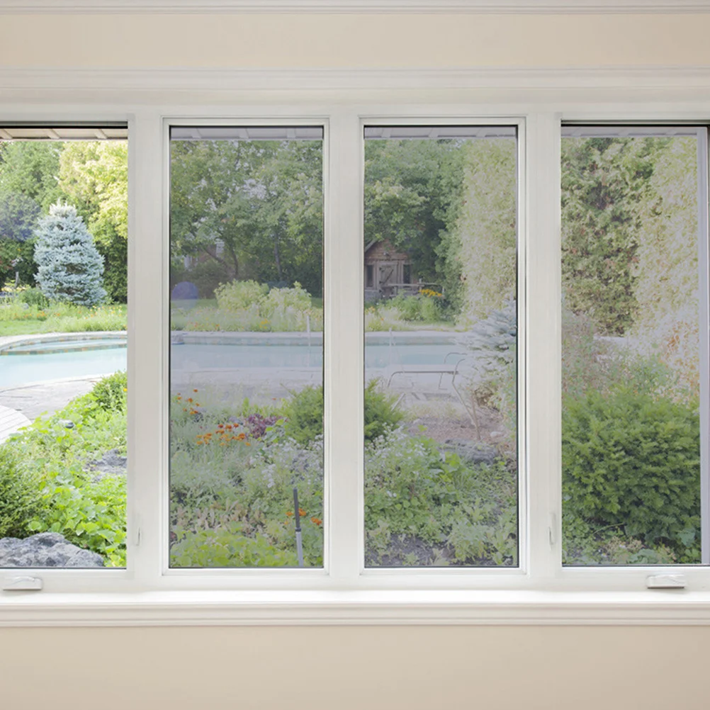 1 لفة ذاتية اللصق نافذة تلوين فيلم خفيفة الوزن الحيوانات الأليفة الشمس حجب نافذة فيلم طريقة واحدة تصميم عاكس للمنزل الداخلي