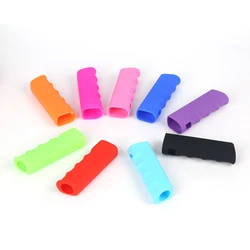 Soft Silicone Car Interior Accessories Anti-skid Comfortable Car Handbrake Lever Cover Sweat-proof Handbrake Cover Multicolor