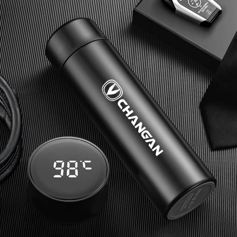 

For Changan UNI-K CS35 CX70 CS85 CS55 CS75 CS15 F70 Alsvin 304 Stainless Steel Intelligent Temperature Measuring Thermos Cup