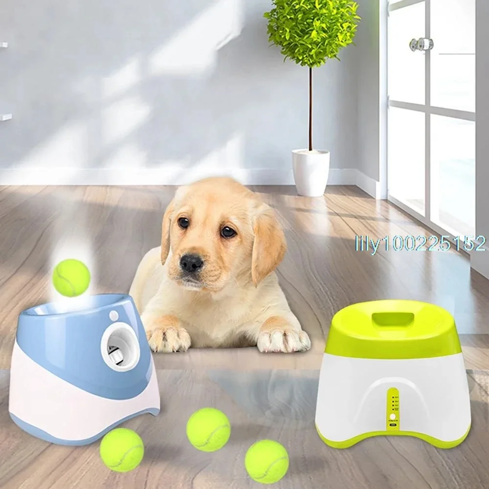 

Automatic Dog Ball Launcher for Small to Medium Dogs,Tennis Launcher pet training,Indoor/Outdoor Interactive Toy,dog toy pet toy