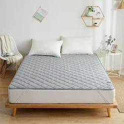 1 piece mattress protection pad, thin mattress, mattress, mattress, easy machine washing, four corners with elastic, quilting wi