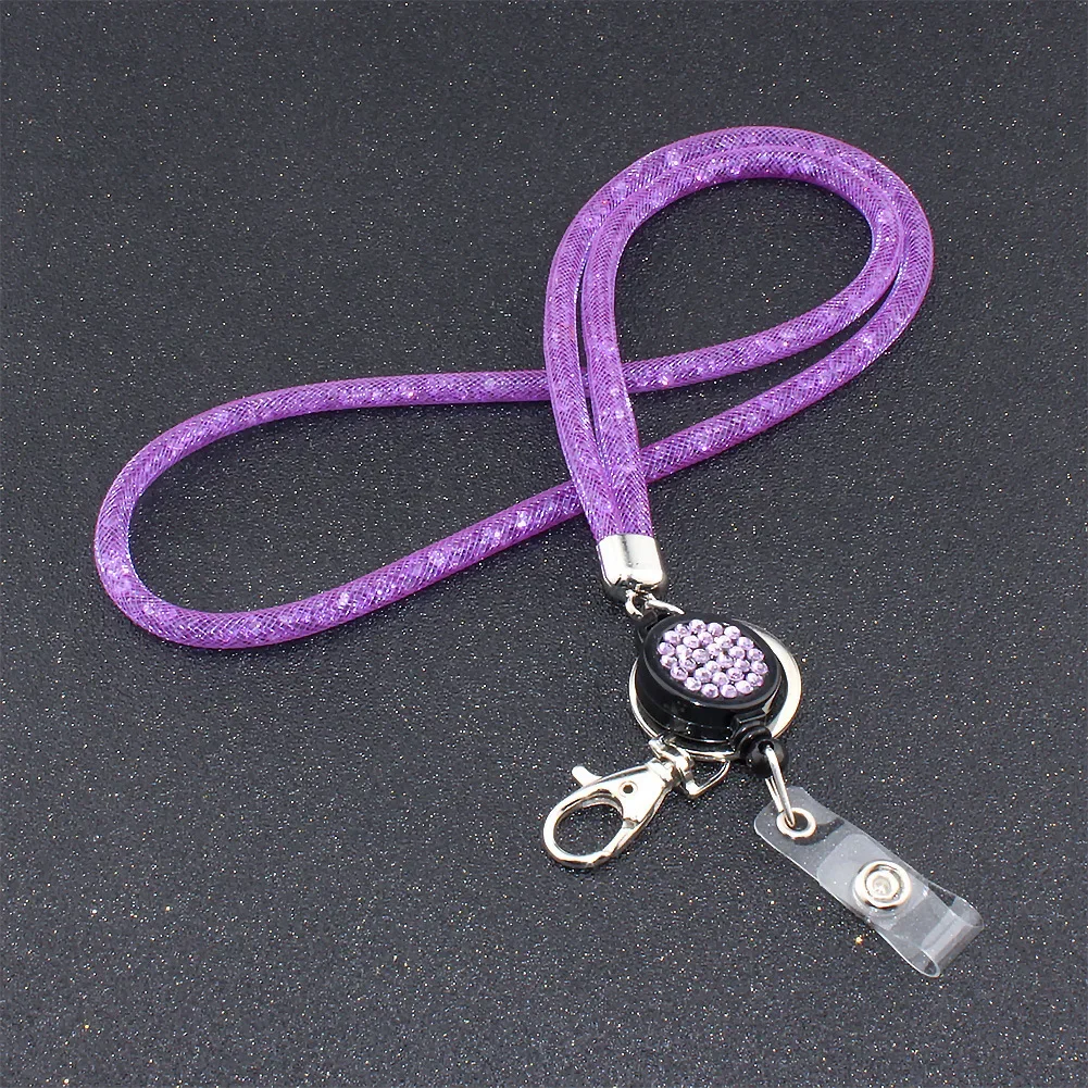 Fashion Women Neck Strap Key Card Holder Lanyard Work Badge Gym ID Card Holder Doctor Nurse Card Cover Lanyard