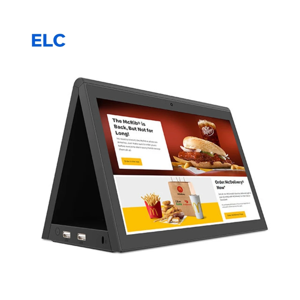 WD1012T شاشة مزدوجة الجانب لوح إعلاني مزدوج عداد الخروج شاشة القائمة الرقمية أندرويد 8.1 Rk3288 أندرويد اللوحي #3