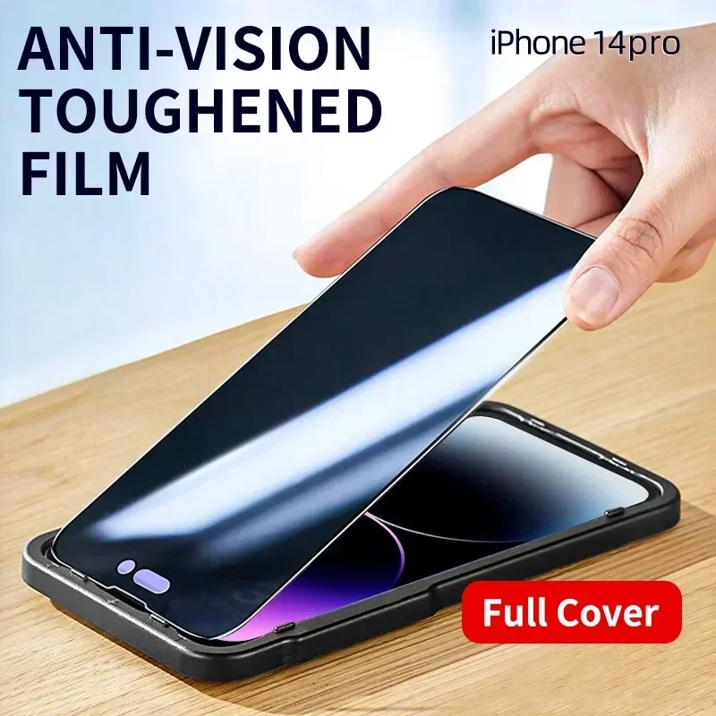 Full Cover 360° Privacy Screen Protector For iPhone 14 Pro Max 11 Pro Anti-Spy Glass For iPhone 13 12 Mini 7 8 XS Max XR SE2022