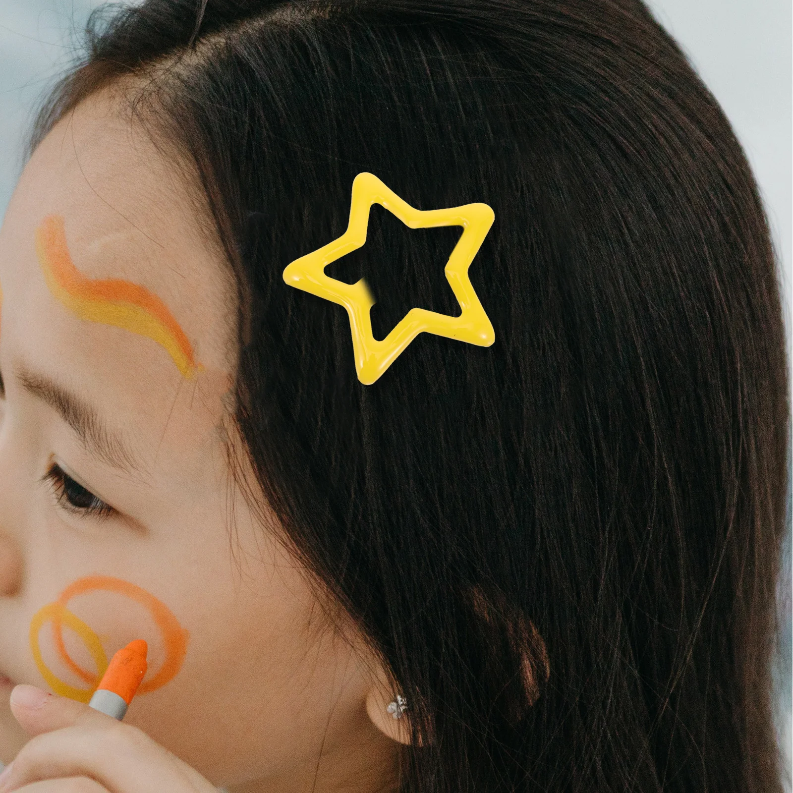 

20Pcs Cute Star Hair Clips Candy Color Bang Pins for Girls Stylish Hair Clasp Holders Party Travel Daily Use Barrettes