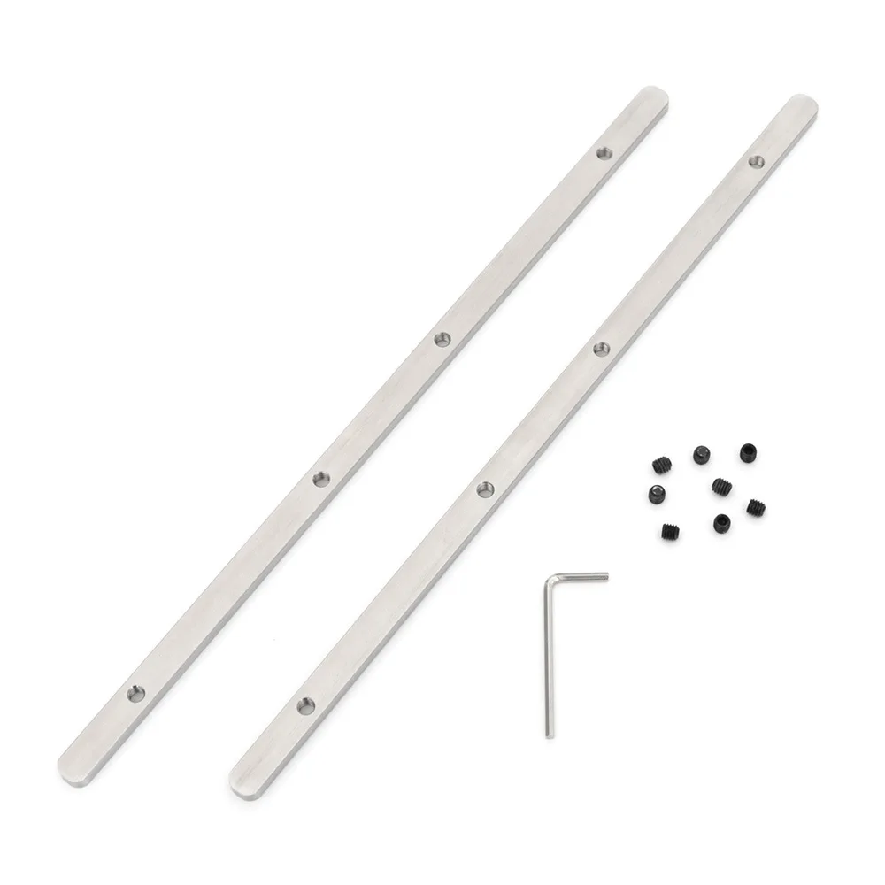 Track Saw Guide Rail Connector Kit 304 Stainless Steel Woodworking Tool For Track Saw Long Cuts For Makita Festool Guide Rail