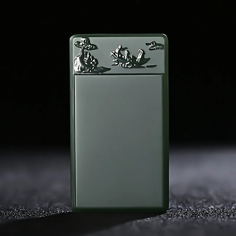 

Ювелирные изделия из натурального нефрита Хэтянь нефрит Юта Циншань горизонтальная безопасная подвеска для мужчин и женщин