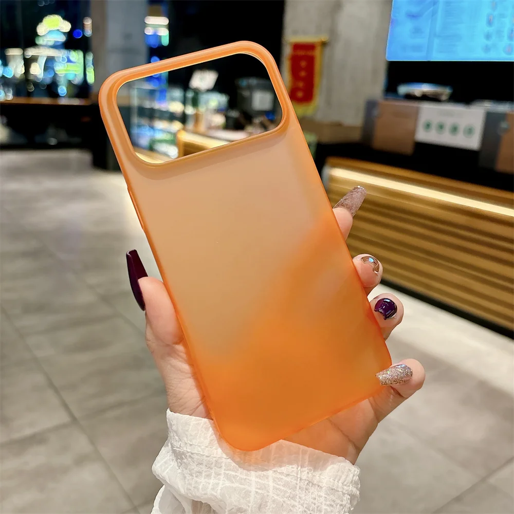 Luxury Translucent Matte Slim Phone Case For iPhone 17 17 Pro Max 17 Pro Shockproof Armor Frosted Ultra Thin Protection Cover - náhled 2