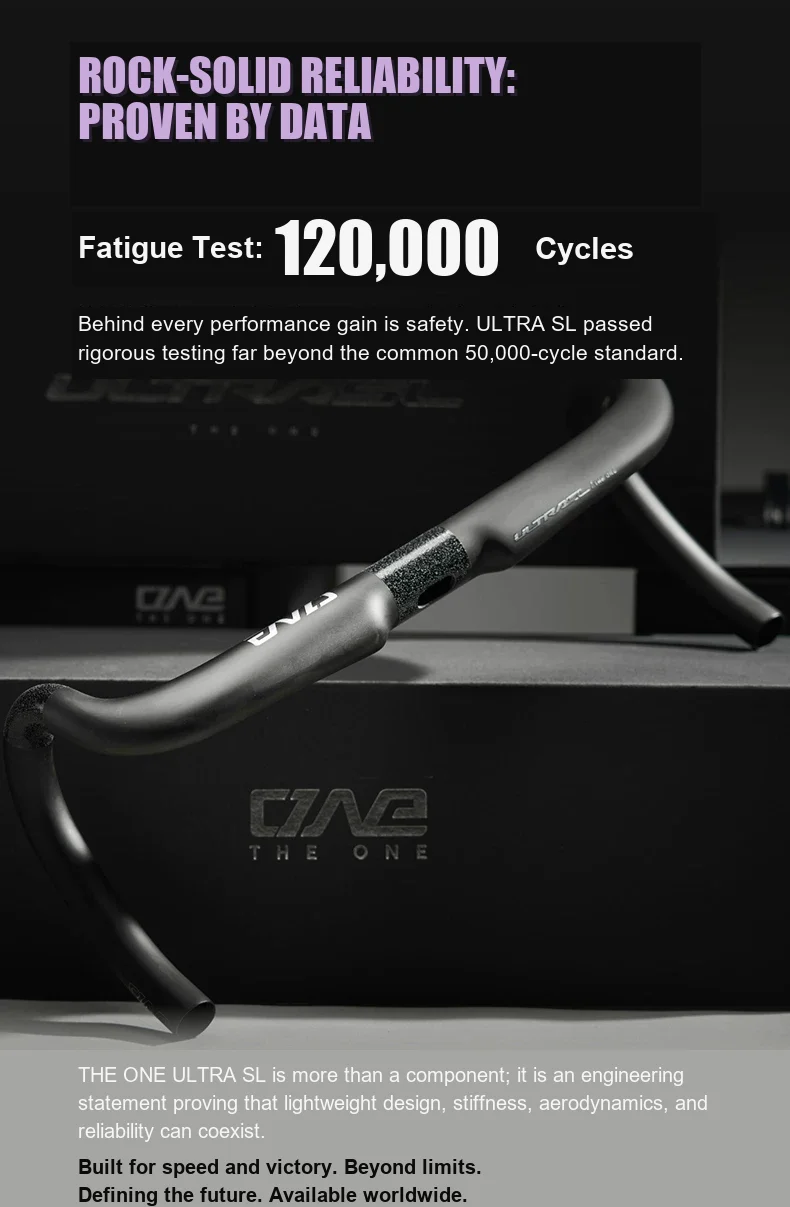 THE ONE ULTRA SL Carbon-Rennrad-Lenker, T1000 Ultraleicht-Carbon, 152g±10g, Vollständige interne Kabelführung – Detail 4