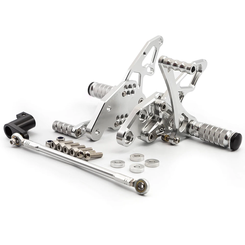 Aluminum CNC Adjustable Motorcycle For Yamaha YZF R15 2012-2016 Rider Rear Sets Rearset Footrest Foot Pegs 2013 2014 2015