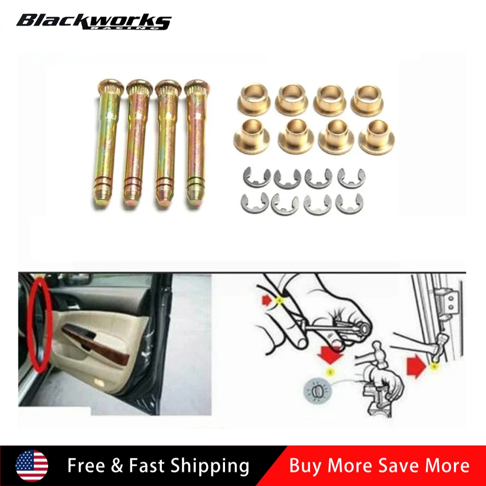 

Штифт петли двери автомобиля для Honda Civic Accord CR-V CRX CX DX EX SI EG6 B16 D16 EK EG EH EJ Ремкомплект втулок
