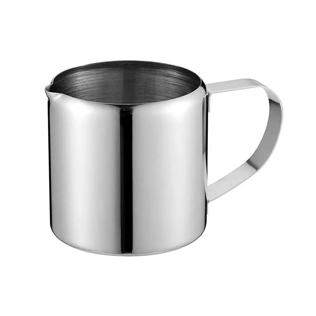 3x Stainless Steel Milk Frothing Pitcher for Frothers, Espresso Cappuccino Coffee - Steaming Chef Motta