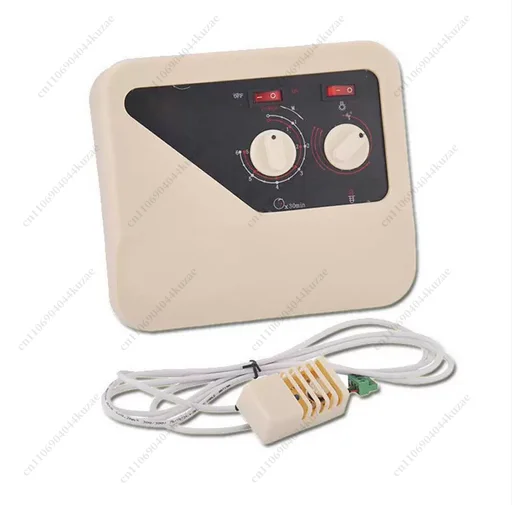 3-15KW Sauna Furnace External Controller Dry Steamer Control Switch Panel with Temperature Control Probe Cable