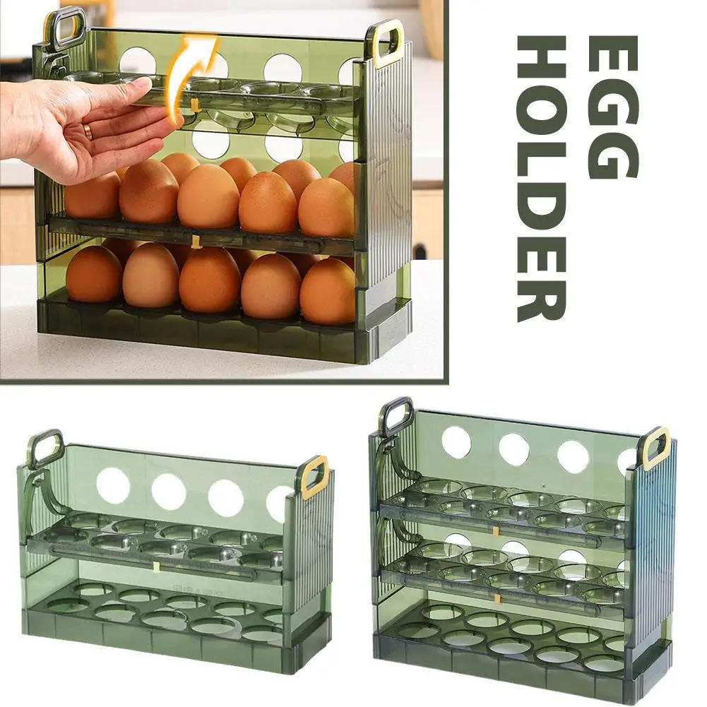 

1pcs Egg Storage Box Refrigerator Organizer Food Containers Case Storage Dispenser Fresh-keeping Egg Boxes Kitchen Holder T Z0M2