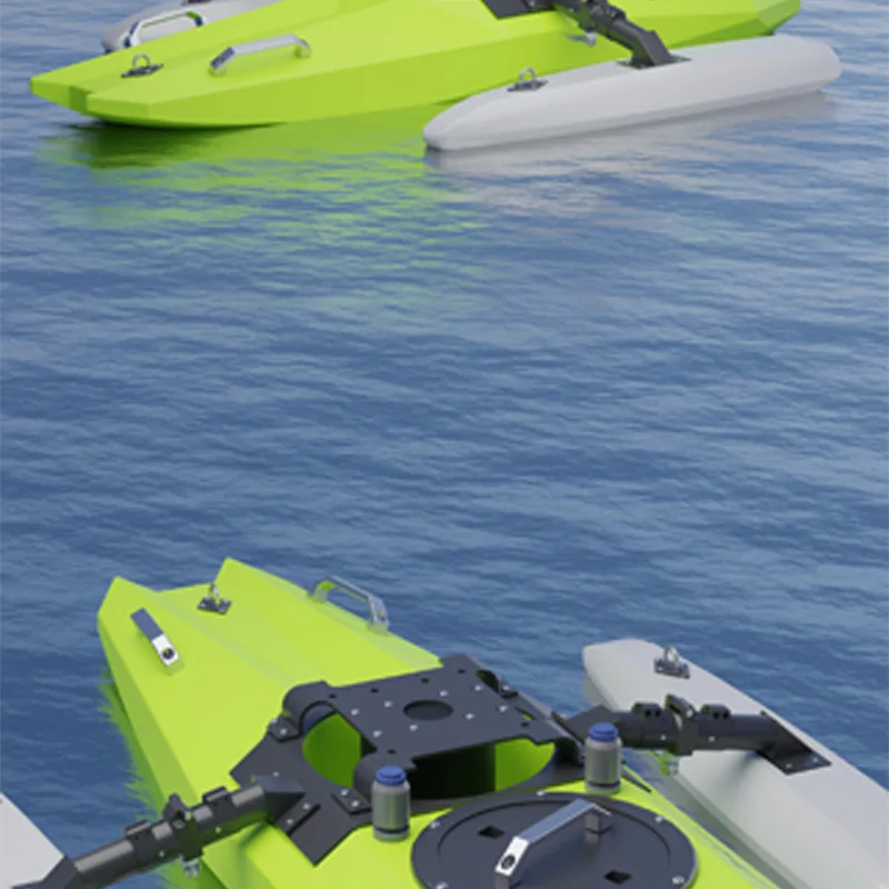 Canoe design Unpowered unmanned surface vehicle  for Hydrographic Surveying