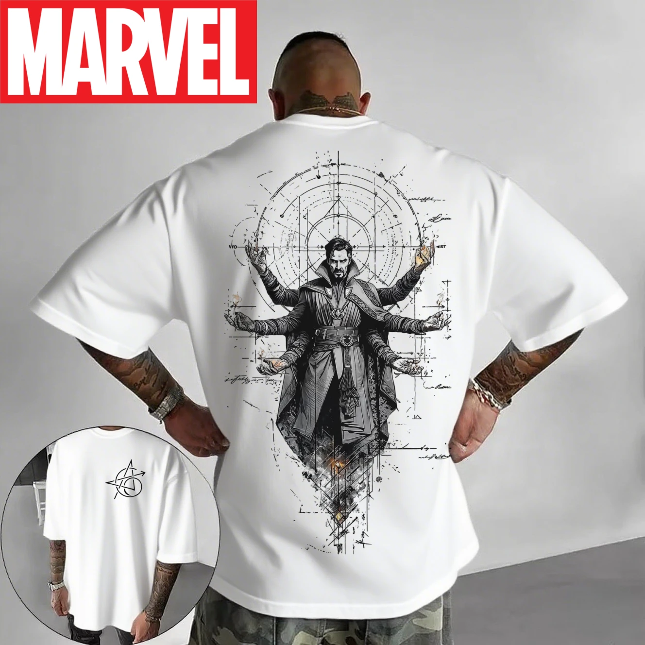 أعجوبة حقيقية 2026 جديد تي شيرت ريترو خارقة الأسود الرجل الحديدي كوميك طباعة حجم كبير الرجال معطف بقلنسوة فضفاض الحرارية