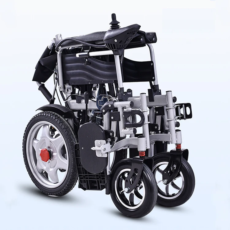Chinese Made Aluminum Lightweight Foldable Reclining Motorized     for Disabled Mobility