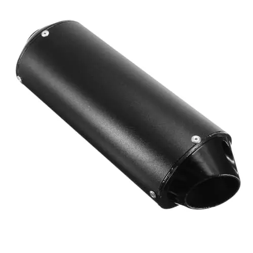 

Black 28mm Exhaust Silencer With Clamp For 90cc To 160cc ATV Quad Dirt Bike Scooter And Motorcycle