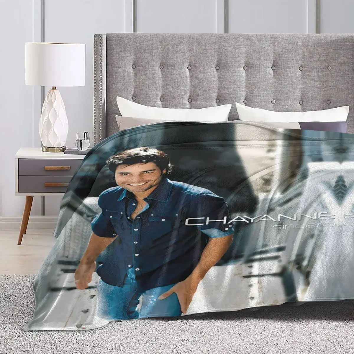 Chayanne Twoca Star Music World Warm Soft Blankets Pop Singer Actor Travel Throw Blanket Spring Flannel Bedspread Sofa Bed Cover