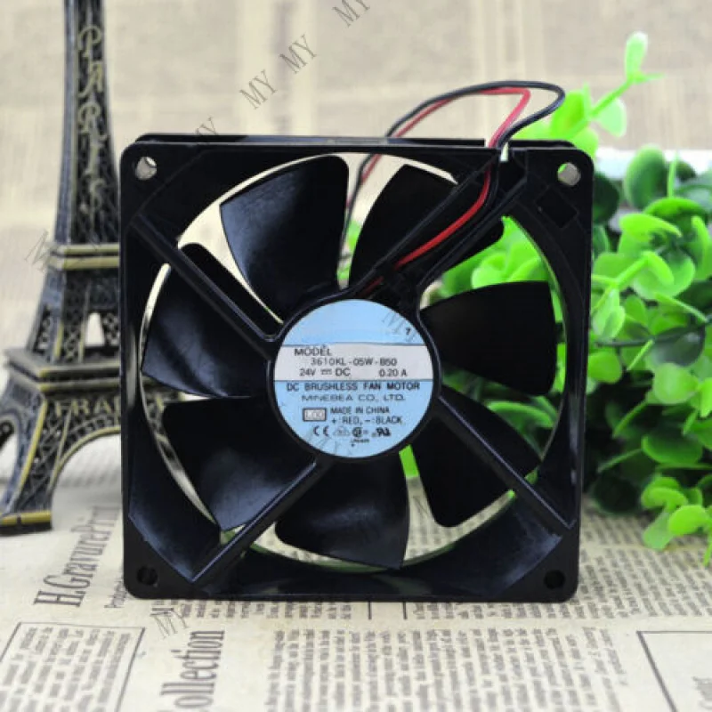 

TT 1PC for NMB 3610KL-05W-B50 Cooling Fan 24V 0.20A 92*92*25mm New