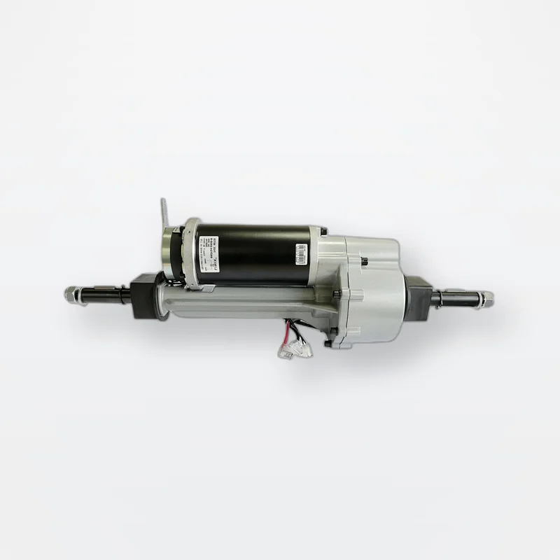 Brush-Type DC Motor 24V 180/250/400/500W,Rear Axle Unit,18/1 Gearbox 3600rpm,19mm Shaft,44mm Block Flat Key for Elderly Scooter