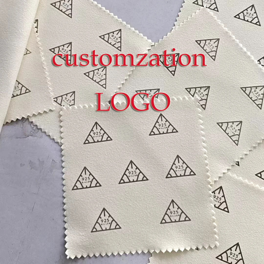 

Polishing cloth with custom LOGO, printed in black, red, blue, gold, embossed size 8*8 or 6.5*10cm, other sizes available