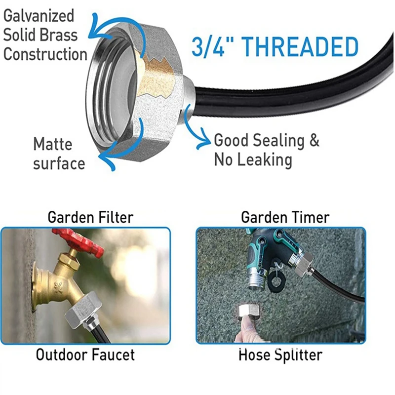 Outdoor Misting Fan Kit Fan Spray Ring Spray Tube Misting Fan Cooler Water Cool-Ing Patio Standard Interface