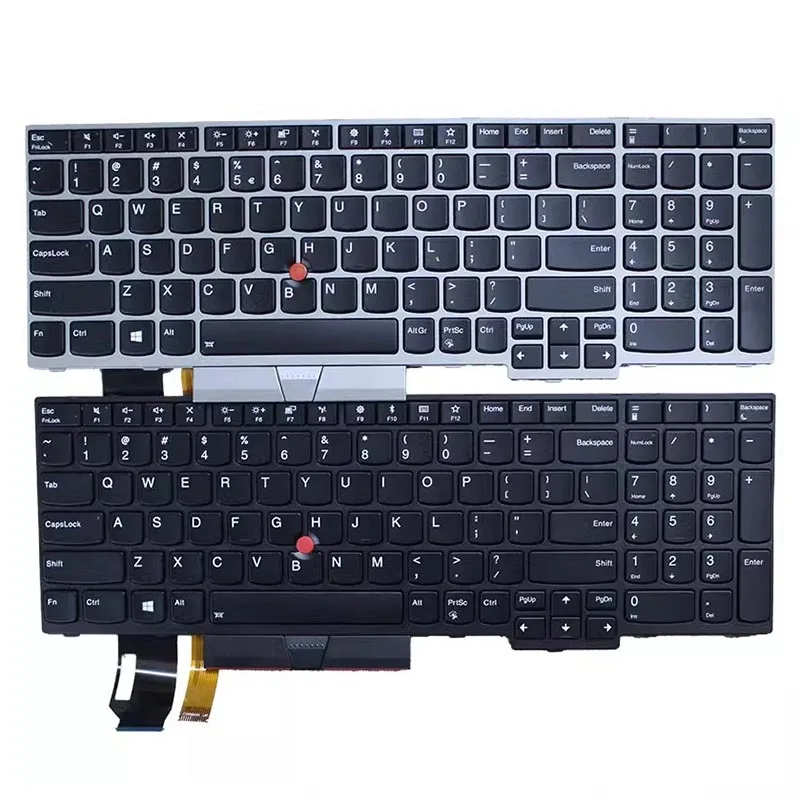 

New English US Keyboard for Lenovo E580 E585 E590 E595 L580 L590 T590 P73 P52 P72 backlight