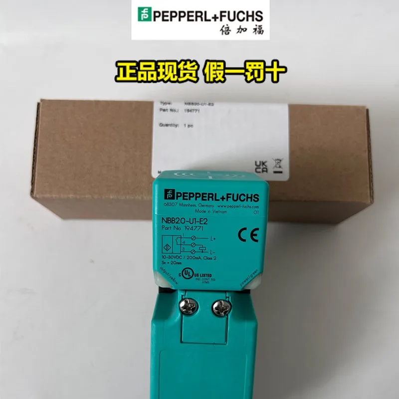 Pepperl + Fuchs NBB20-U1-E2 Proximity Switch New Original Imported P + F Sensor