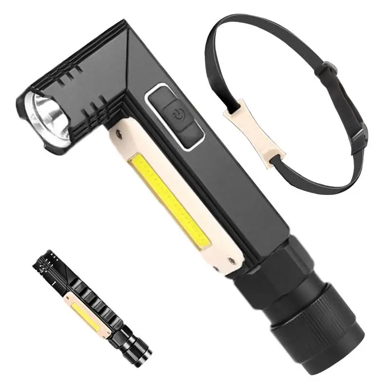 Magnetic Light 800mAh LED Head Lamp Work Light Waterproof Head Flashlight Mechanic Light With Magnet For Car Repair Inspection