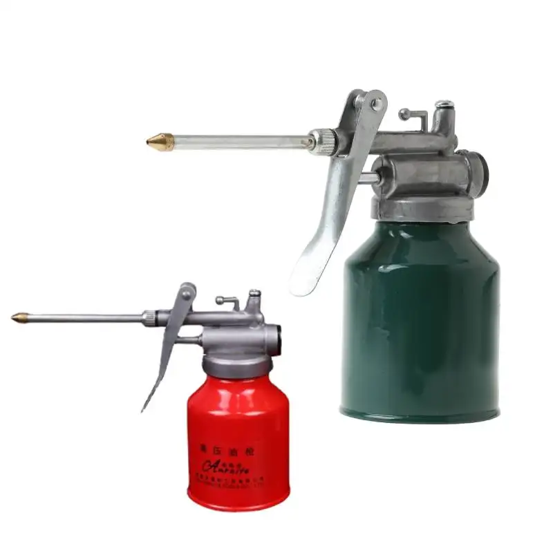 250 مللي سيارة عالمية مضخة الضغط العالي علبة زيت للمعادن لمواد التشحيم 8.5 أوقية علبة رذاذ الزيت مع رذاذ صنبور وعاء زيت