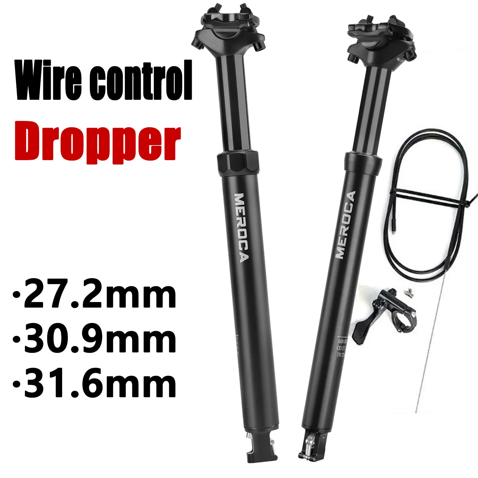 

Bicycle Dropper mtb telescopic seat post 27 2 30 9 31 6 Adjustable Retractable cantilever Saddle tube aluminum mtb seat rod