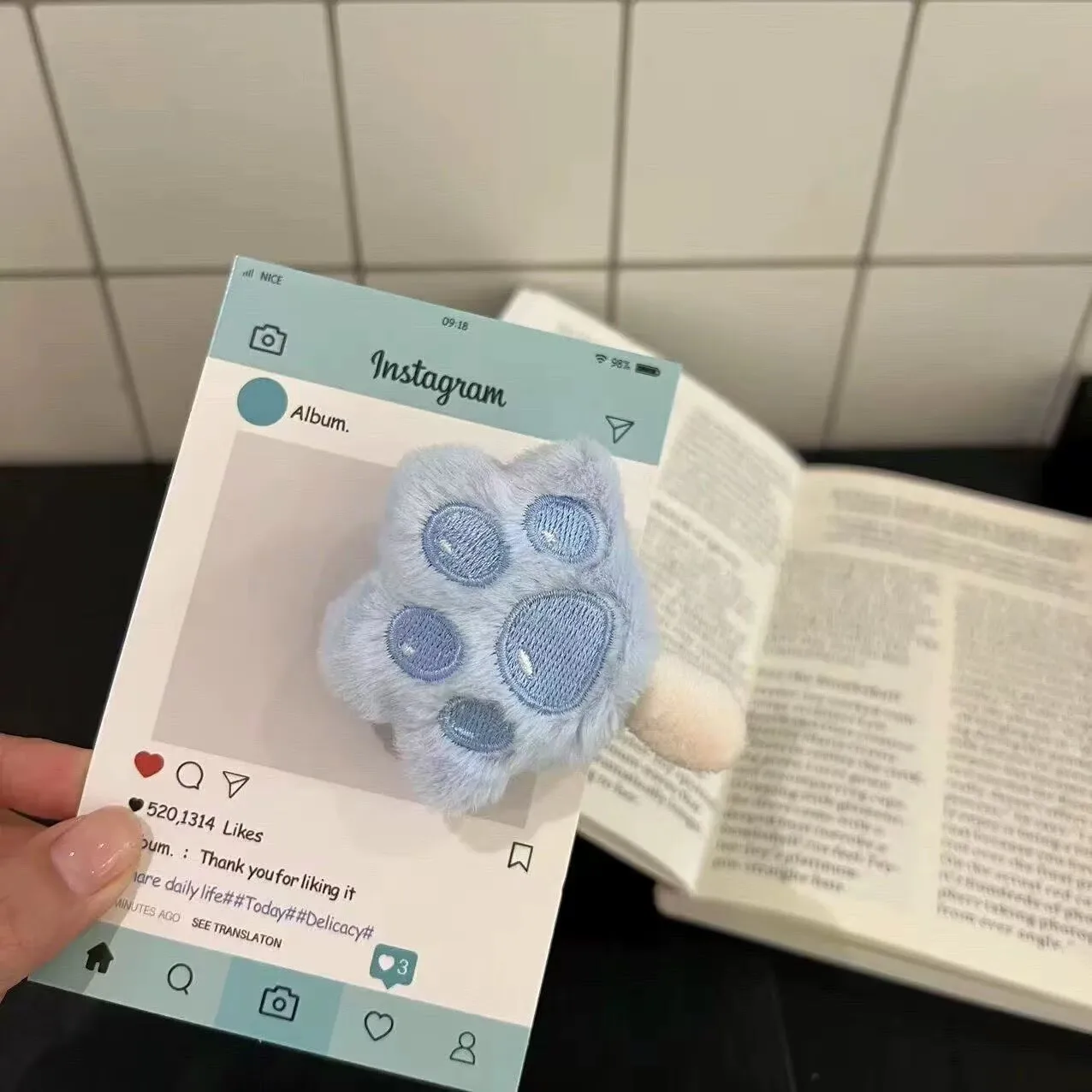 Kawaii Disney Judy Hopps Plush Cat Paw Hair Clip Sweet Girl Bangs Side Clip Autumn/Winter Cute Hair Accessory Children's Gift