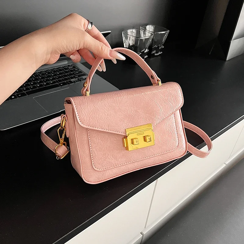 

Elegant Classic Leather Handbag For Women Crossbody Bag Shoulder Bag By Famous Designer Popular Style