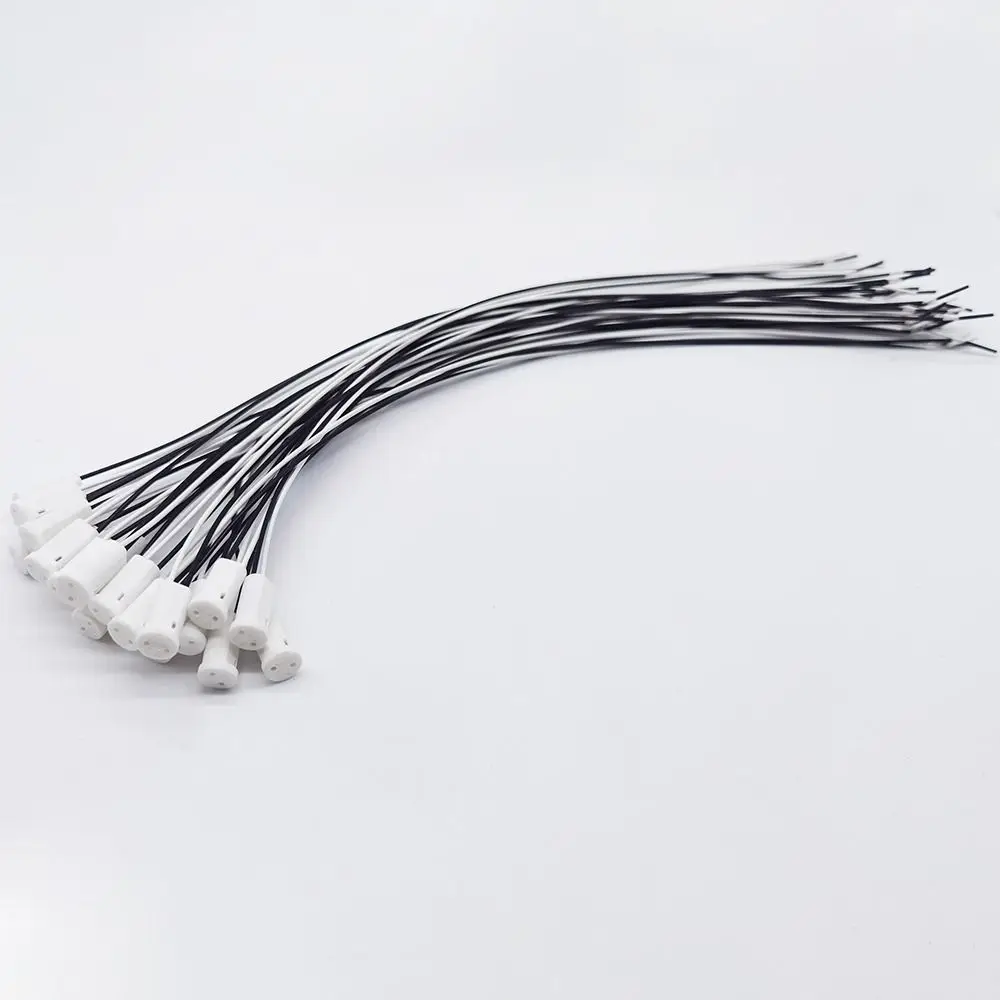 10pcs High Quality Socket Holder Connector G4 Ceramic Head LED Halogen Light Lamp Bulb Base