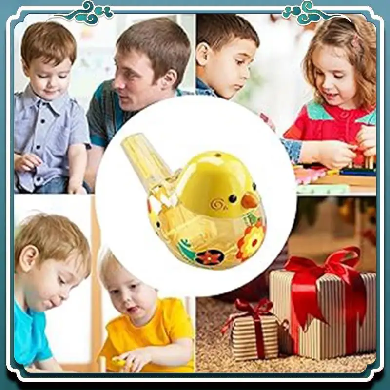 

Свисток для птицы, свисток для воды для птиц со шнурком, детский свисток для птицы, пение на воде