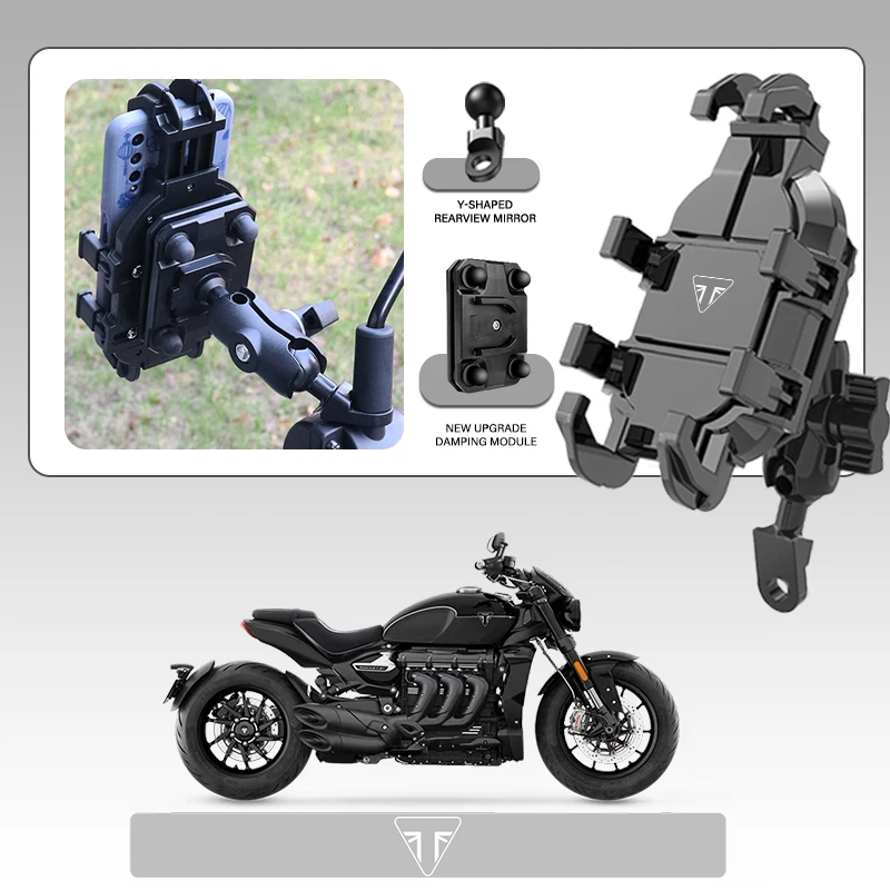

High-Grade Mobile Phone Holder GPS Stand Bracket Motorcycle Accessories For Triumph Trident 660 Tiger 800 900 Tiger800 Tiger900