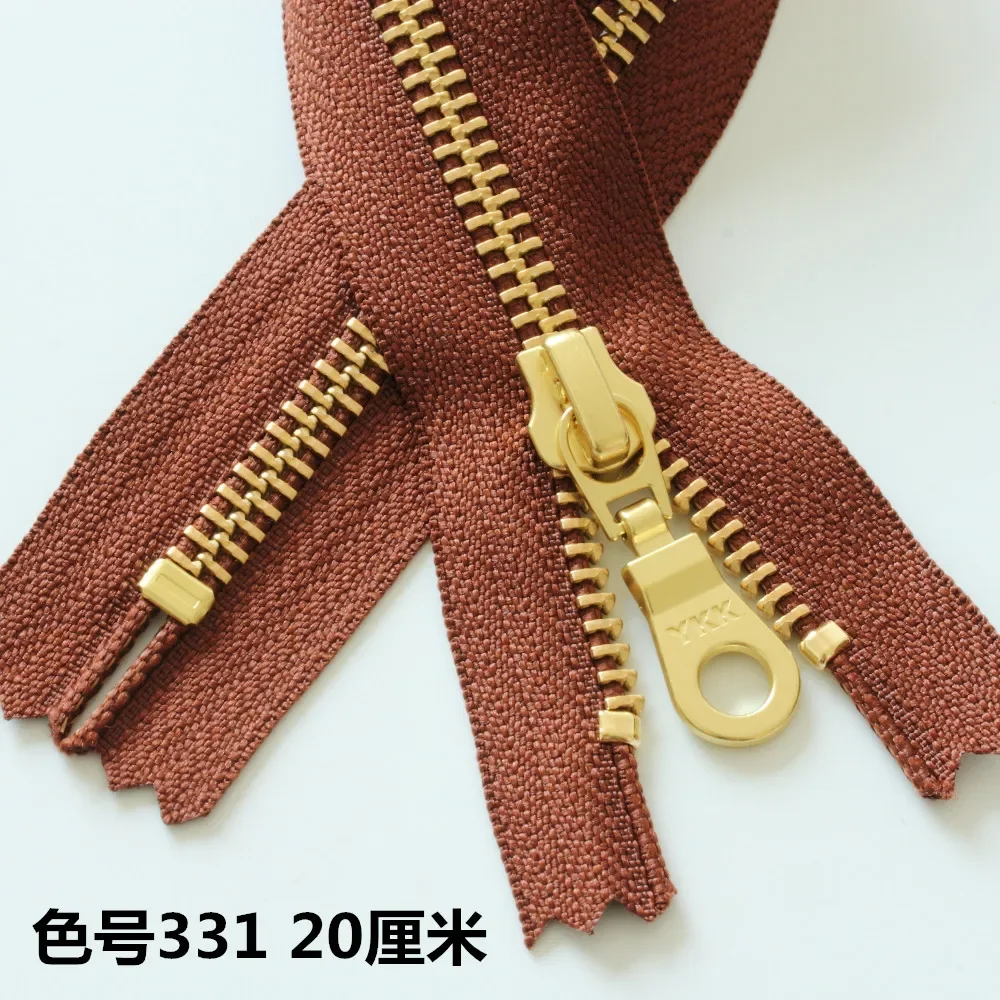 5PCS Authentic Japanese YKK 5th DA8MSL1 Zipper with Y-teeth Closed Tail 20.30.40cmDIYZipper Repair Kit