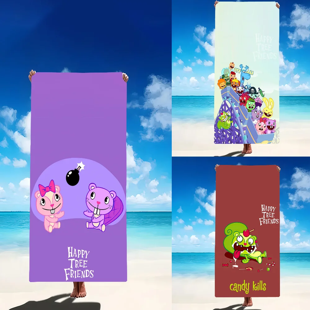 

Полотенце с рисунком «Счастливое дерево друзья», пляжное полотенце, большой размер, для путешествий, кемпинга, впитывающие полотенца toallas