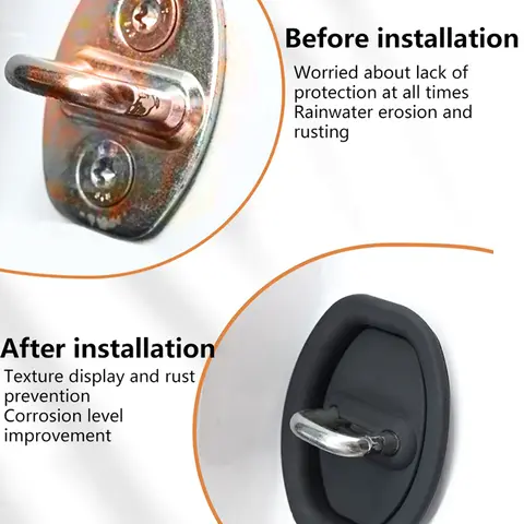 Amortiguador de goma para asiento de coche, almohadilla de sello de amortiguación, accesorios de repuesto silenciosos, 4 piezas, nuevo