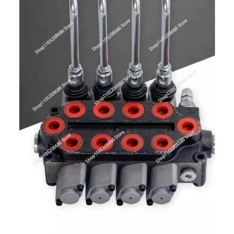 Multi-way Valve Reversing Valve Hydraulic Distributor Manual One To 4 Valve Cylinder Hydraulic Pair Wire 4