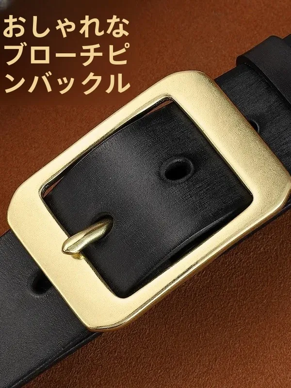 classic-men's-belt-top-layer-cowhide-leather-casual-fashion-brass-buckle-retro-copper-button-leather-belt-for-all-ages