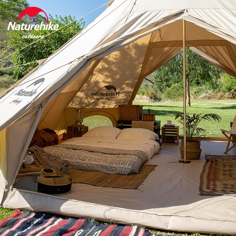 Naturehike-屋外キャンプテント,20㎡,3〜4人用,防風性 - AliExpress 18