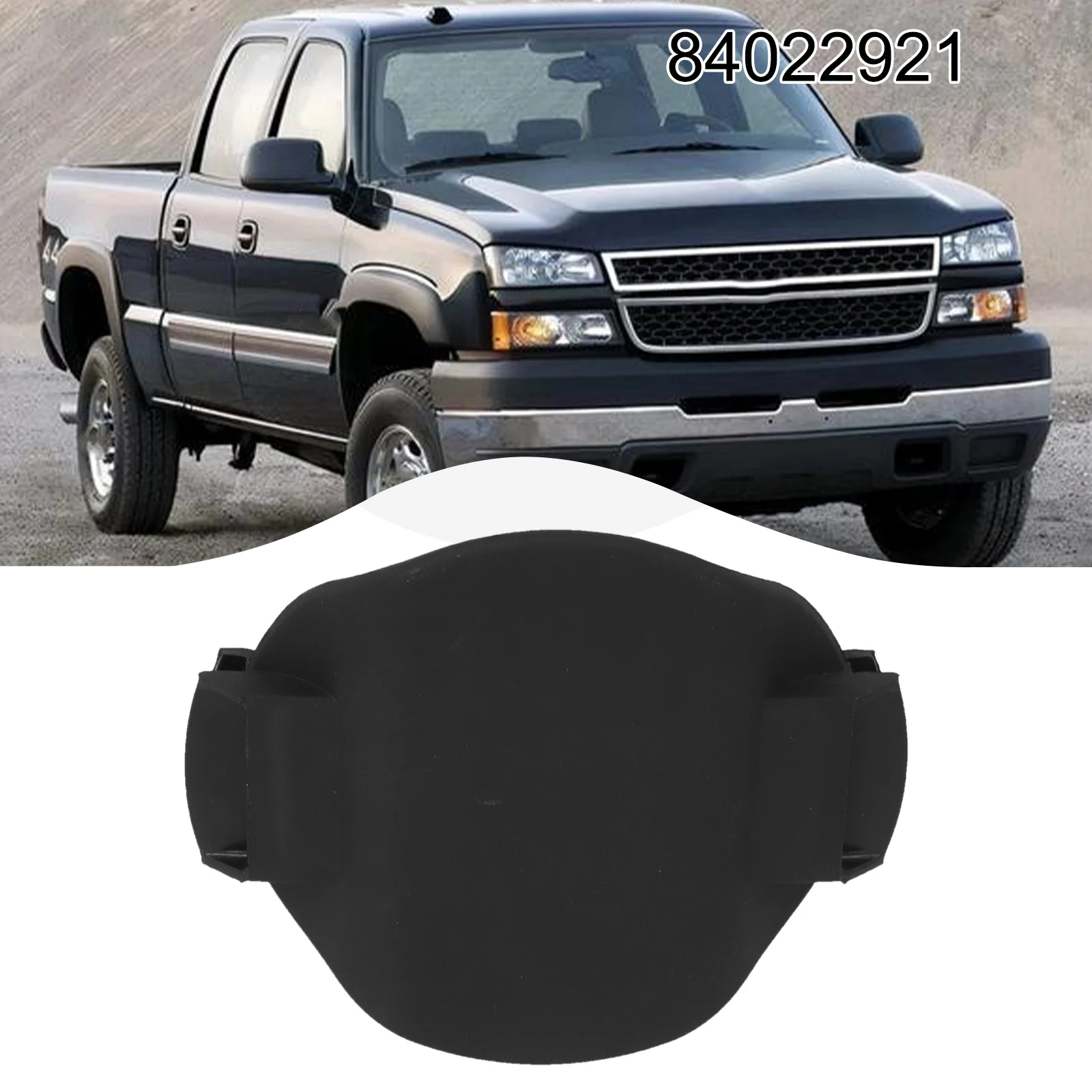 1x Box Mounted Trailer Hitch Mounting Hole Cover 84022921 For Silverado 2016-2019 Replacement Automobiles Parts