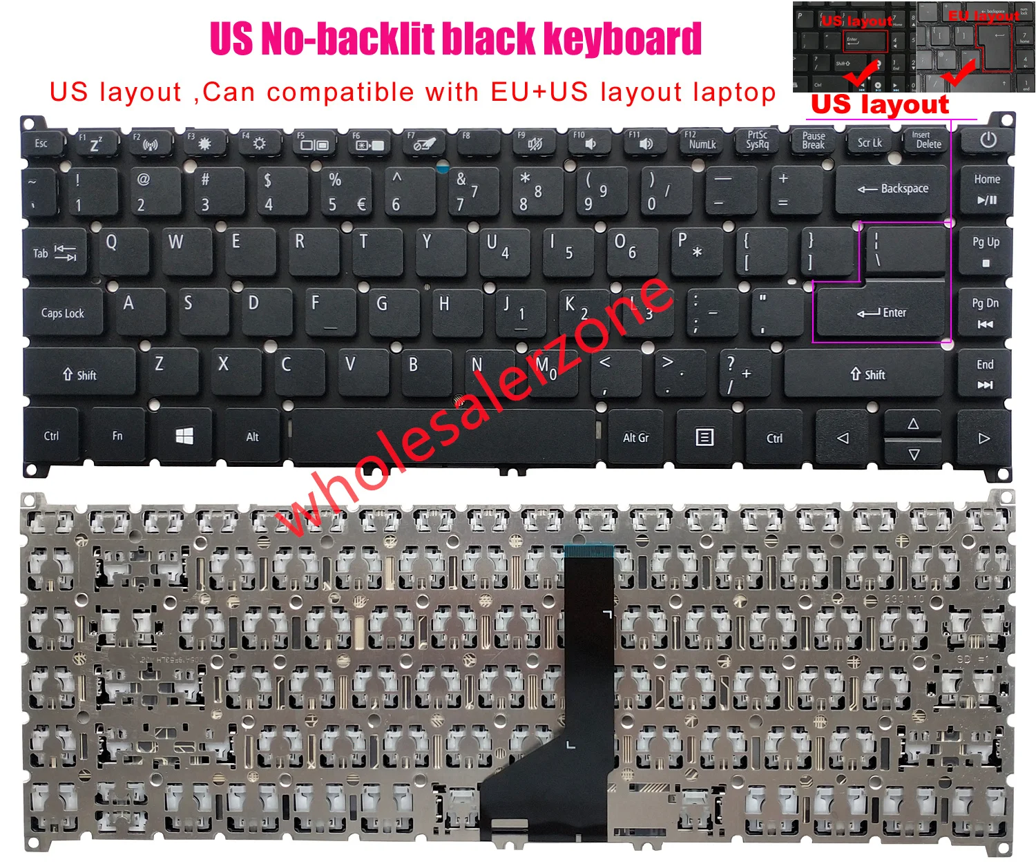 New Keyboard For Acer Swift 5 SF515-51 series SF515-51T laptop US Keyboard