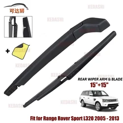 Car Rear Window Windshield Wiper Blade Arm Set Fit for Range Rover Sport L320 2013 2012 2011 2010-2006 2005