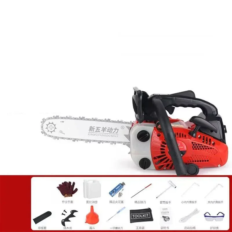 12 Inch Portable Gasoline Saw Household Moso Bamboo Saw Logging Saw Can Handheld Logging  Branch Cutting Tool Chainsaw