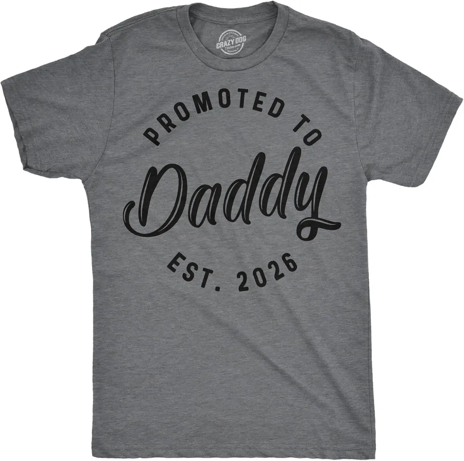 

Soft Breathable Short Sleeve T-Shirt for New Dads