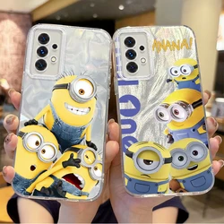 Cartoon M-Minions Phone Case for Samsung Galaxy S24 S23 S22 S21 Plus Ultra A73 A72 A71 A55 A54 A53 Shockproof Phone Back Covers